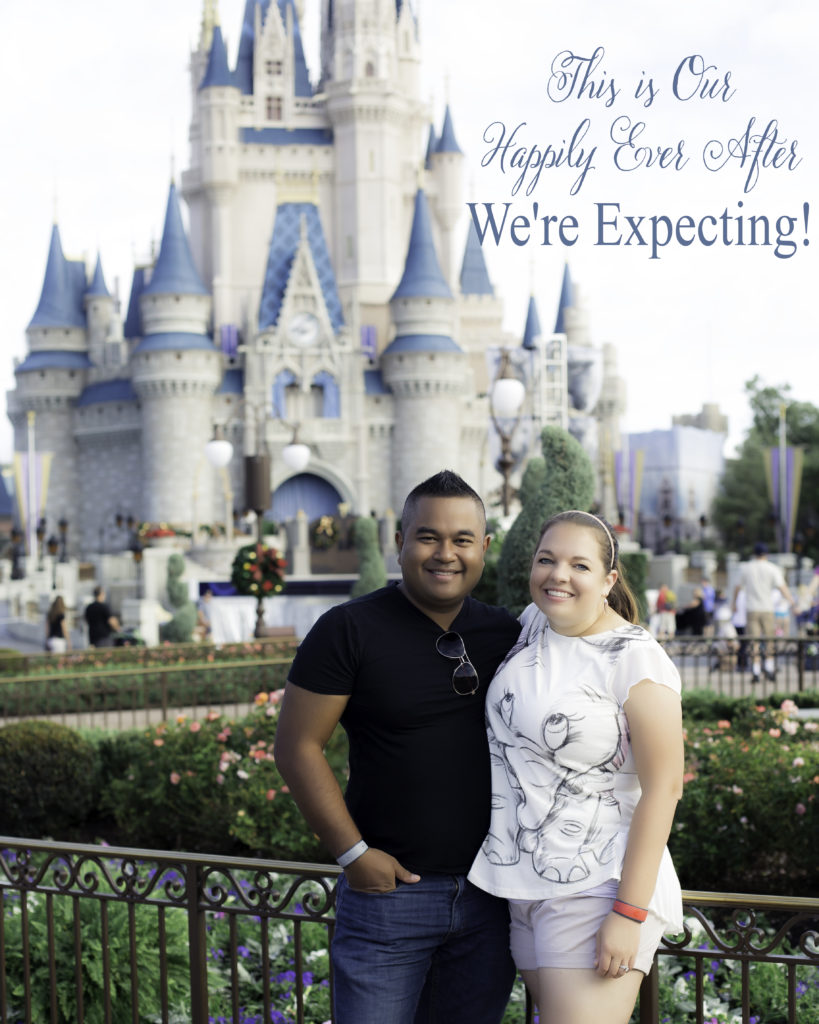 Disney World Pregnancy Announcement Photo