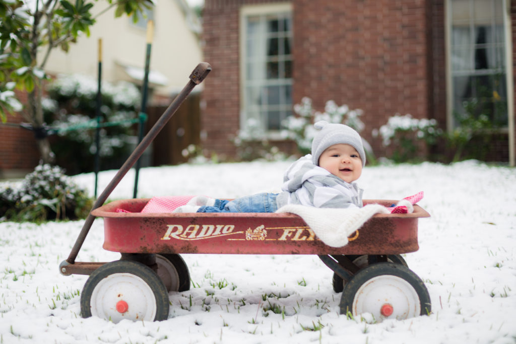 Holiday Photo Ideas of Baby's First Christmas