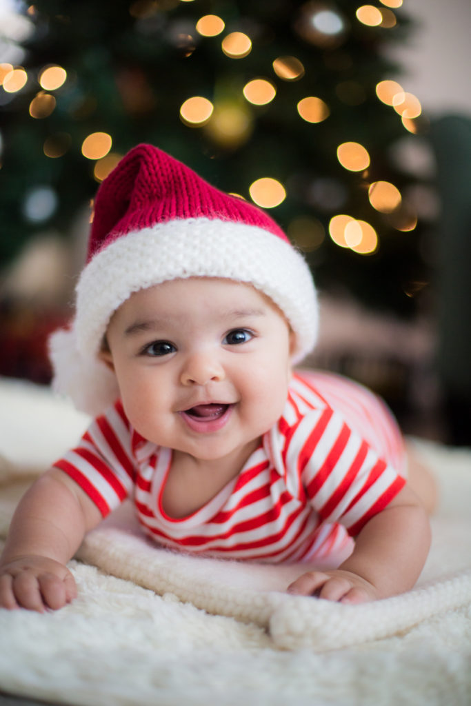 Holiday Photo Ideas of Baby's First Christmas