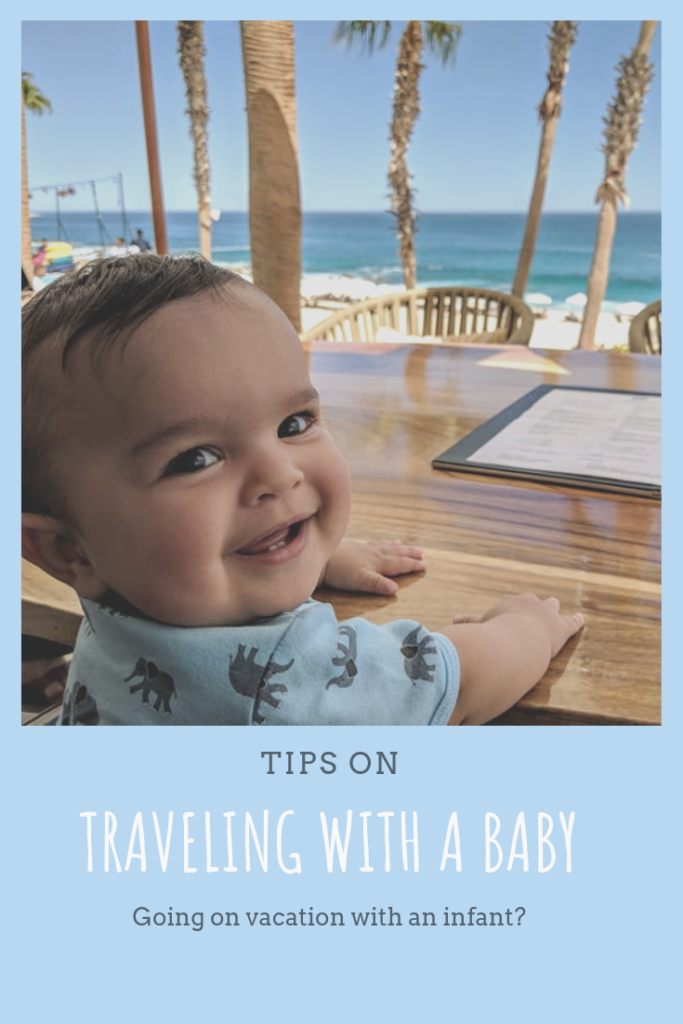 Tips on flying with an infant or baby to go on vacation