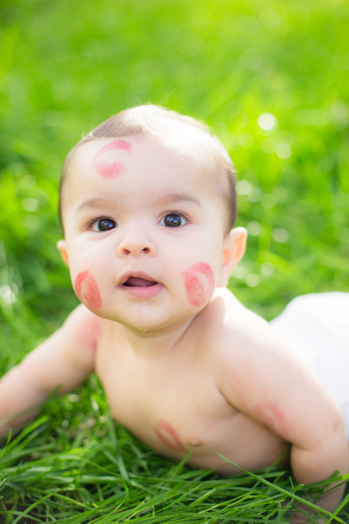 Easy Valentine's Day Baby Photo