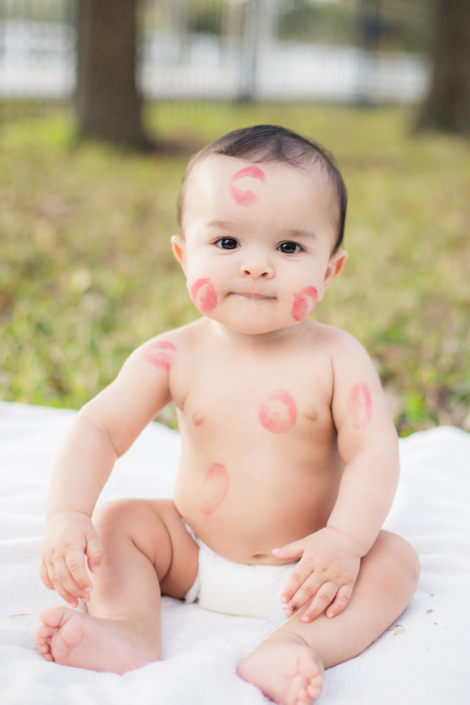 Easy Valentine's Day Baby Photo