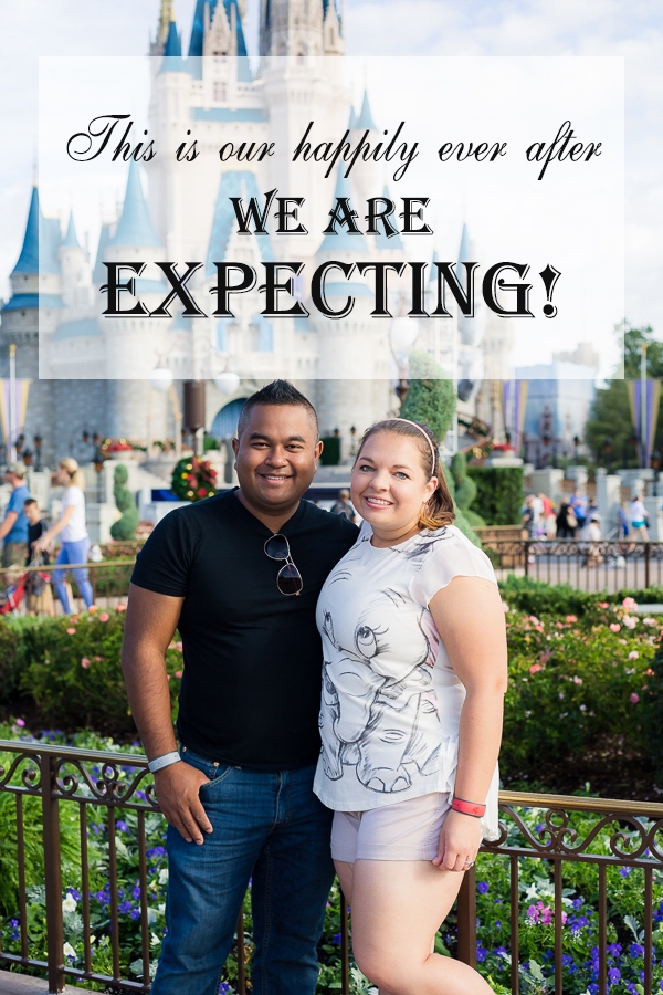 Disney World Pregnancy Announcement Photo