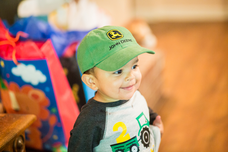 John Deere Tractor themed 2nd Birthday Party for a boy