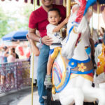 Walt Disney World with a Toddler Family Photo Locations for Great Family Photos at Magic Kingdom