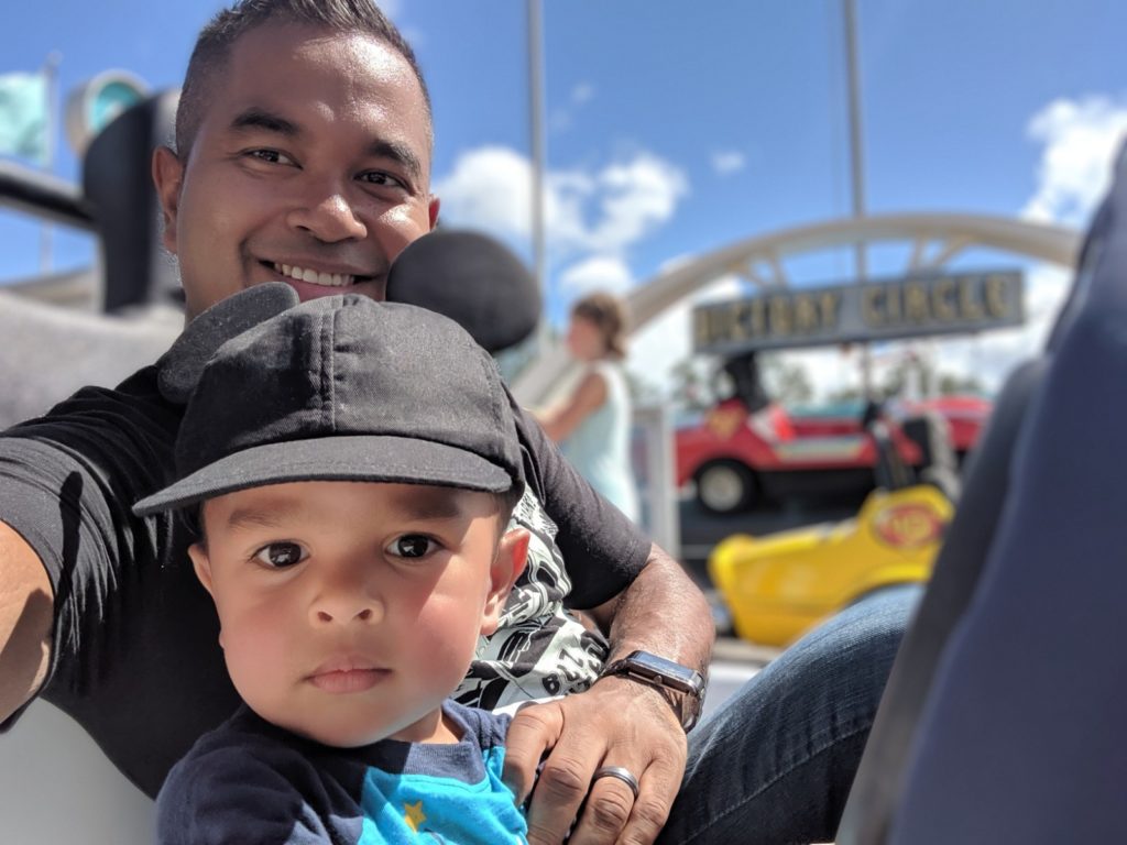 Walt Disney World with a Toddler Family Photo Locations for Great Family Photos at Magic Kingdom
