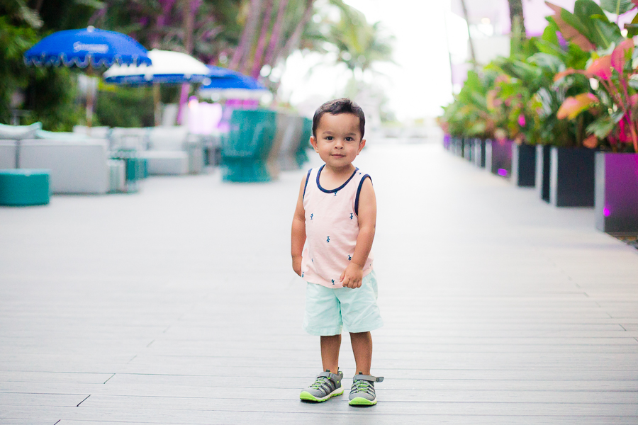 Going on a family vacation with a toddler to South Beach, Miami