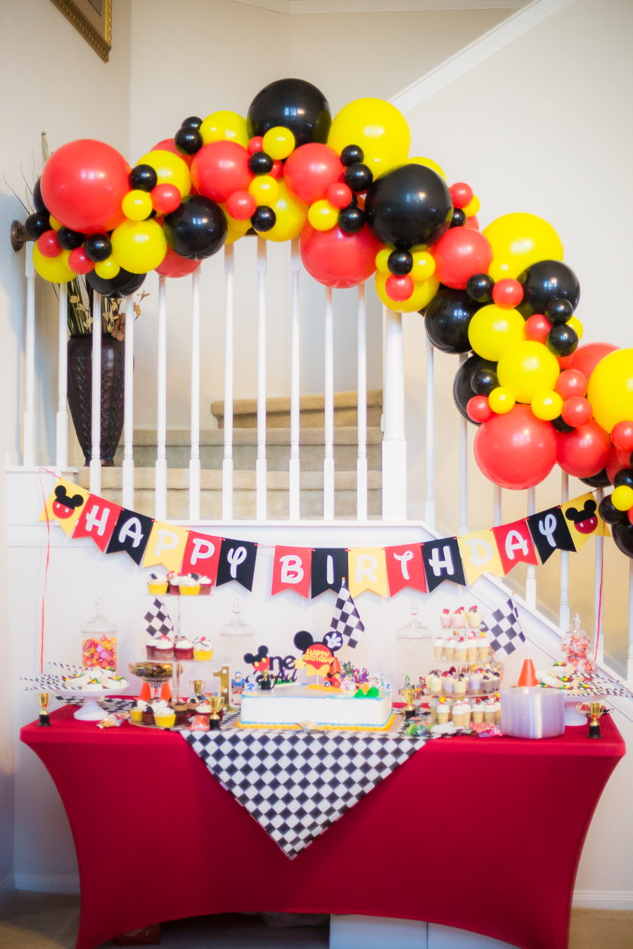 Disney Junior Jr Mickey Mouse Roadster Racers First Birthday Party