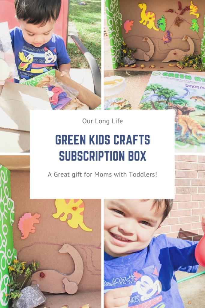 Green Kids Crafts Subscription Box for my two year old!