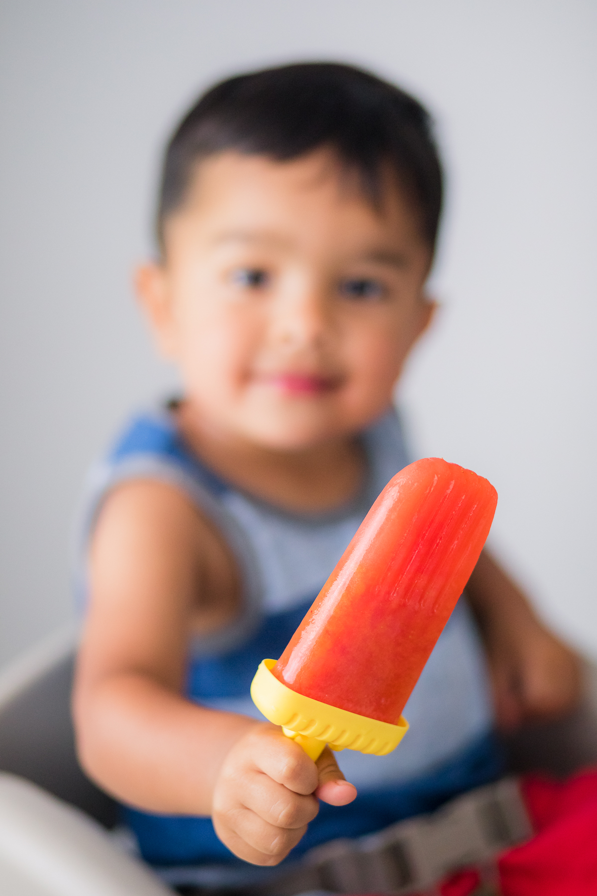 Homemade Healthy Strawberry and Orange Popsicle Recipe