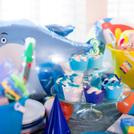 How to have a Confinement Splish Splash Shark Birthday Party