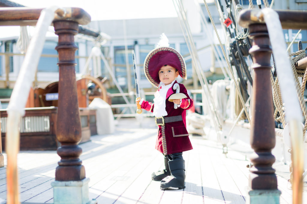 Disney Captain Hook Halloween Costume for a toddler