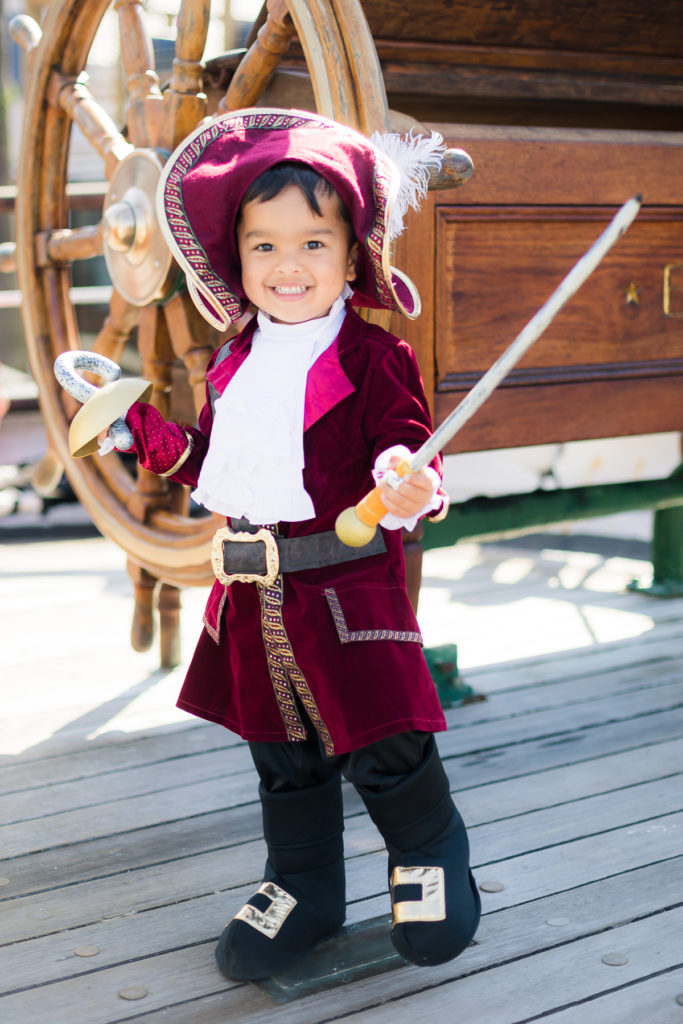 Disney Captain Hook Halloween Costume for a toddler